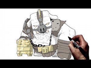 How To Draw The Great Hog | Step By Step | Minecraft movie