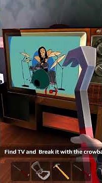 Broken TV Trick: Scary Teacher 3D Mobile Gameplay