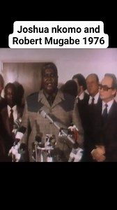 168K views · 3.2K reactions | (24 Oct 1976) Black Rhodesian Nationalists Leaders Robert Mugabe and Joshua Nkomo arrived in Geneva for Rhodesia (Zimbabwe) Conference and are interviewed | lullu Edwards | Facebook