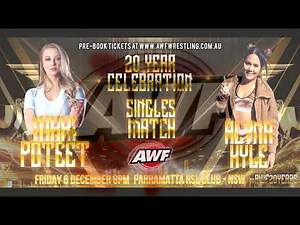 FULL MATCH WOMEN'S WRESTLING: NIKKI POTEET VS ALYNA KYLE -10/12/19 - Australian Wrestling Federation