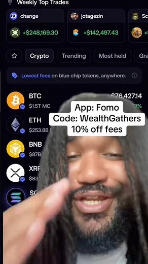 Fomo app for the phone is easiest way to trade crypto!
