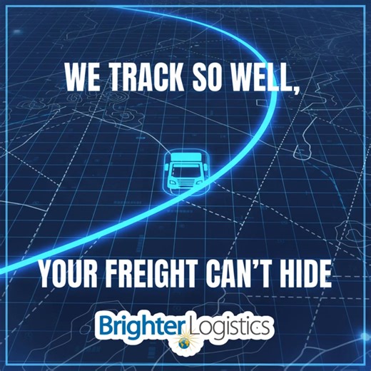 We Track So Well, Your Freight Can’t Hide. Every move. Every mile. Real-time visibility. 🚚 Streamline your shipping, save time and cut costs. 🌟 LTL 📦 Truckload 🚚 Request A Quote Now: 📞 586-630-5999 🌎 BrighterLogistics.com​ #logistics​ #freight​ #shipping​ #3pl​ #ltl | Brighter Logistics