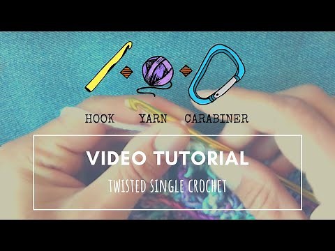 How to Crochet the Twisted Single Crochet Stitch