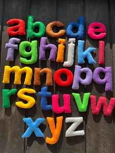 Felt Alphabet Letters: Soft Plush Educational Toy for Kids - Etsy