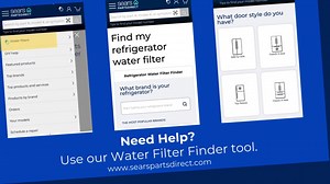 Get genuine filters delivered every six months for the freshest water. PLUS, get free shipping with your subscription. | Sears PartsDirect