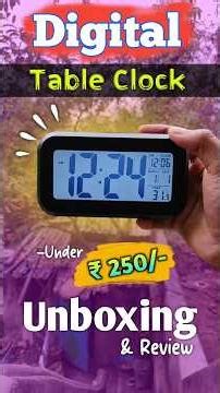 Viral Product 😳 || Digital Table Clock ⏰ || Unboxing || Messo || #shorts #viral #messo #gadgets