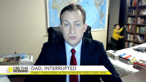 Dad in viral BBC interview speaks out