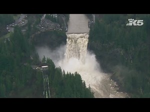Snoqualmie Falls raging after massive rainfall