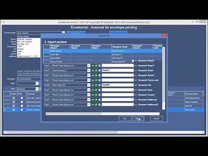 Envelope printing software - Envelomat