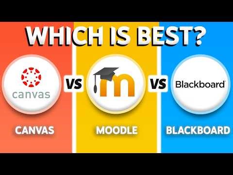 Canvas vs Moodle vs Blackboard (2026) - Which One Is BEST?