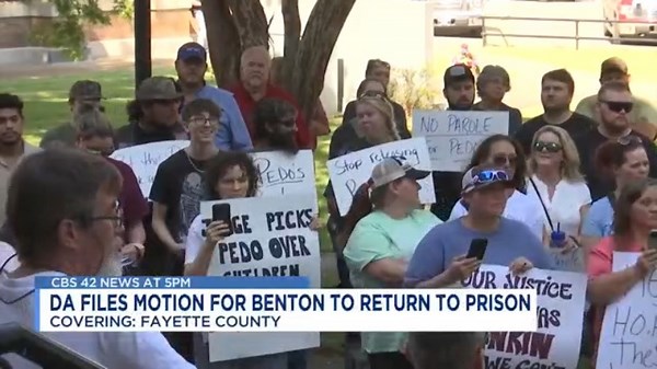 Fayette County DA files motion to put child sex offender back in prison