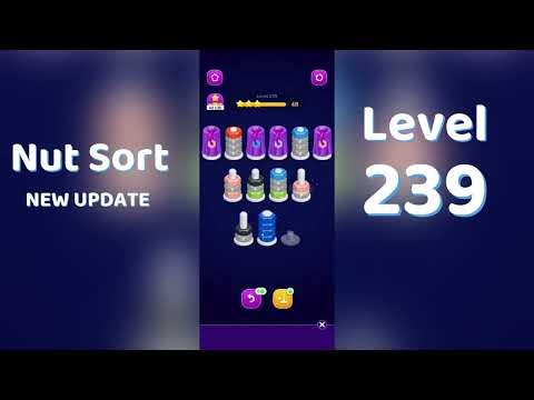 🧩 Nut Sort Level 239 Walkthrough | Step-by-Step Guide 🎮 | Mini Boss