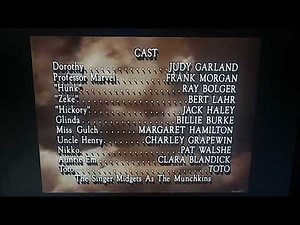 The Wizard of Oz End Credits (1939/1999)