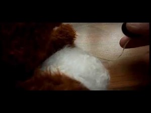 EARLY VINTAGE 1970's BASIL BRUSH STUFFED TOY WORKING PULL CORD VOICE ON HIS TAIL