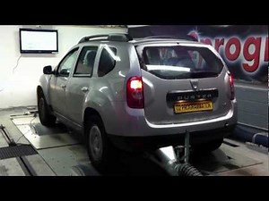 Test banc de puissance reprogrammation moteur Dacia Duster 1.5 dci 110ch o2programmation