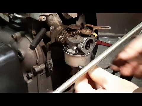Replacing carburetor on a Toro 521 snowblower.