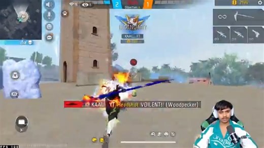 351K views · 18K reactions | CUTE V BADGE GRIL STREAMER VS KAAL YT ON CS RANKED  1 VS 4  GARENA FREE FIRE | I Am kaal | Facebook