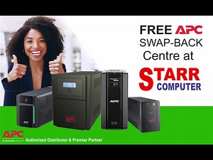 ⬛️⬛️Don’t be stuck in the dark⬛️⬛️ APC Battery Backups are perfect to protect your computer data and keep you connected.👍👍 #UPS #NoBreak #APC #APCbySchneiderElectric #BatteryBackup #starrcomputer Shop online: https://starrcomputers.com/ | Starr Computers