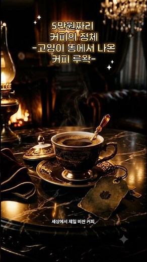 5만원짜리 커피의 정체, 고양이 똥에서 나온 코피 루왁 | Kopi Luwak Truth #커피이야기 #커피역사 #커피잡학 #coffeehistory #コーヒーの歴史