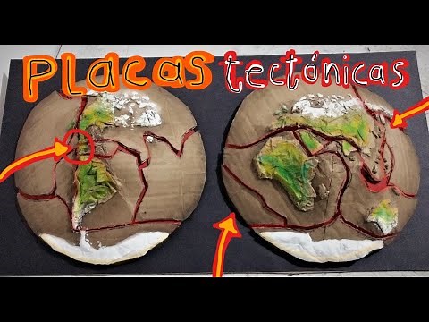 Tectonic Plates (cardboard model)