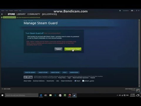 how to turn off steam guard (very easy)