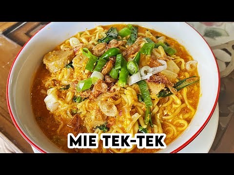 RESEP MIE TEK-TEK KUAH ABANG2 | SEGER DAN PEDES