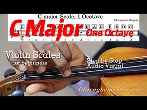 How to play the C Major Scale on the Violin.