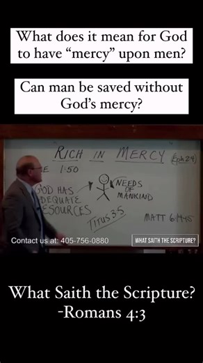 God shows every man mercy. But what exactly does that mercy look like? How does God show us mercy? Open your Bibles and ask the important question: What Saith the Scripture? #reel #reels #whatsaiththescripture #bible #study #god #jesus #christ #mercy #grace #love #worship #praise | What Saith The Scripture?
