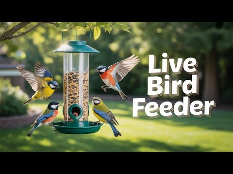LIVE: Winter or Early Spring? ❄️ Real-Time Bird Feeder & Snow Watch