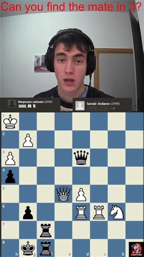Insane Mate in 3! Can You Find It#chesscom #chessgame #checkmate #chessplayer #chess #magnuscarlsen