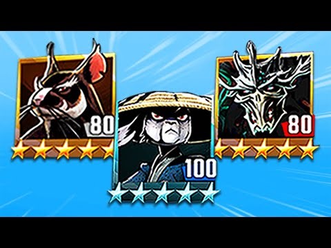 TMNT Legends Usagi, Splinter, Super Shredder