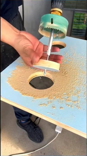 This Tool Cuts#Perfect Circles in Seconds😱#Woodworkers Secret#Tool RevealedGame Changer forCarpentry