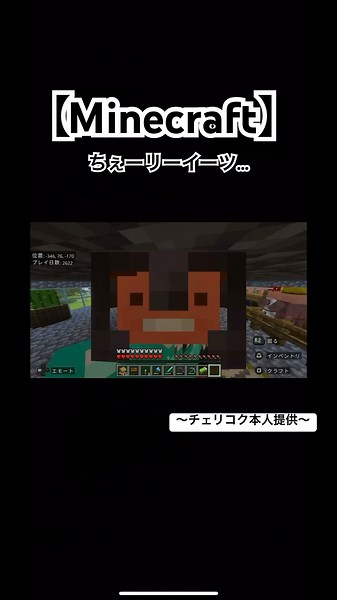 【Minecraft】ここみが放置してるとき…③ #マインクラフト #いたずらっこ #チェリめ #覚えておけよ #本人提供