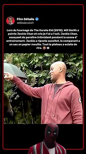 During the filming of The Karate Kid (2010), Will Smith’s threat was immediately ridiculed