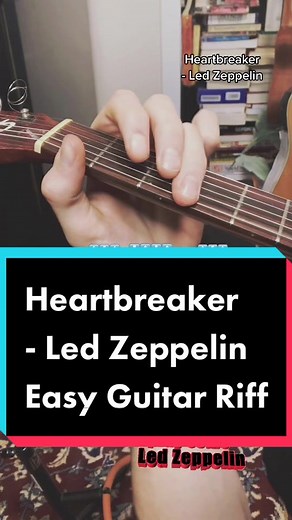 Heartbreaker Guitar Riff - Led Zeppelin #ledzeppelin #guitarriff #easyguitar