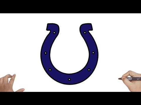 How To Draw indianapolis colts Logo