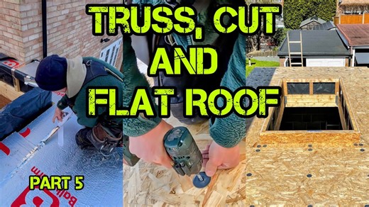 Finishing the flat (Warm) roof