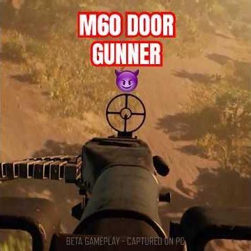 Hell Let Loose Vietnam M60 Door Gunner ((Beta Gameplay From The Devs)