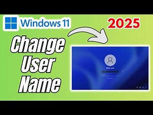 How To Change Username On Windows 11 Fast | 2025 Full Guide