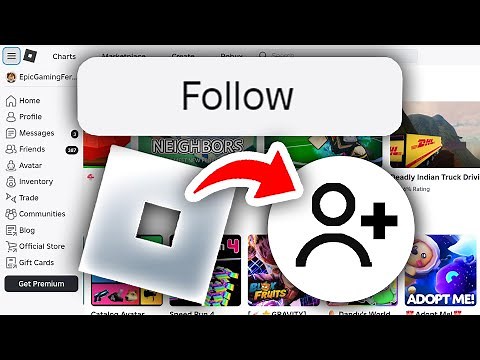 How To Follow People On Roblox - Full Guide