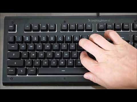Das Keyboard X50Q Typing Test