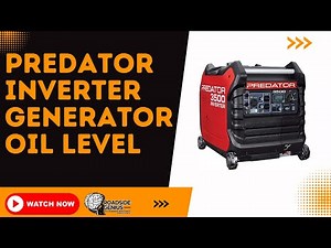 Checking Oil Level In My New Predator Inverter Generator | Roadside Genius
