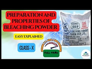 preparation and properties of bleaching powder | Class 10 science CH2 ‪@patshalaclasses‬