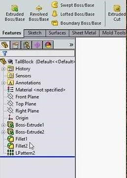 Re Arranging Features