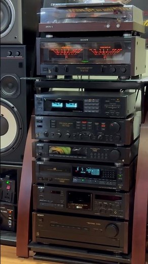 Sony ES full rack all restored and repaired. Sound test with jbl century L100