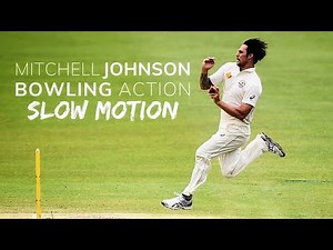 Mitchell Johnson Bowling Action Slow-Motion
