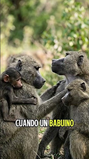 “The baboon: the animal you don’t want as an enemy 😳”