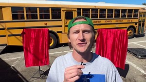 Bus destruction derby almost ends tragically