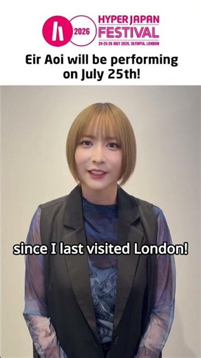 A special message from Eir Aoi! #hyperjapan