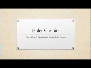 Euler Part 2: Use Euler's Theorem to Solve the Konigsberg Bridge Problem